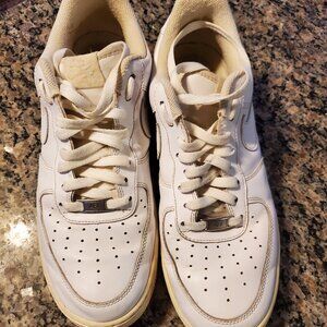 Men's Nike AF1 Low '07 White on White